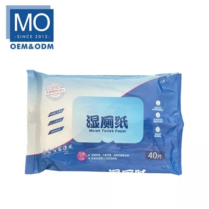 Custom Biodegradable&Flushable Toilet Wipes