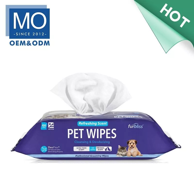 Wholesale pet head disinfecting wipes for dogs