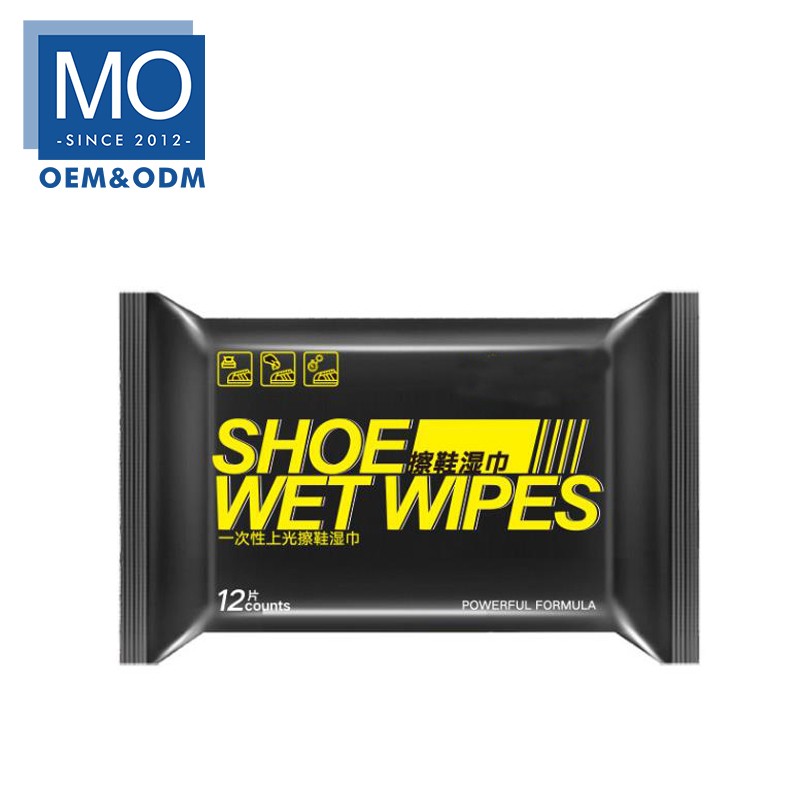 Wholesale oem washing-free shoe wet tissue made in China