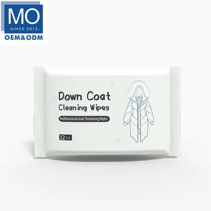 OEM down jacket cleaning no-wash clothes wet wipes company