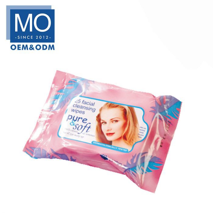 Custom oem Facial Cleansing Tissue MakeUp Remover Wipes