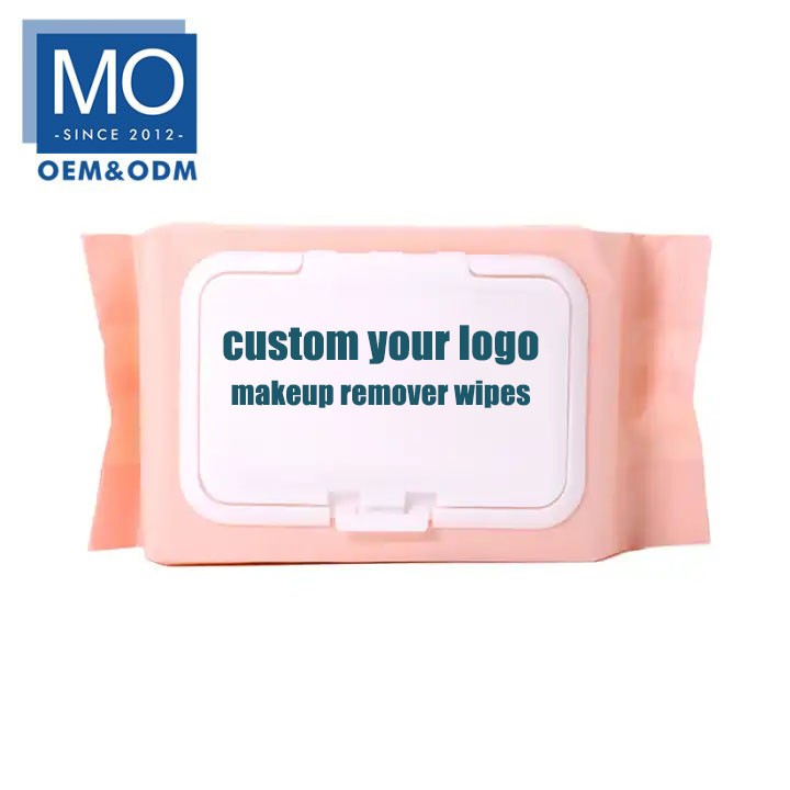 Customized facial cleansing female makeup remover wipes