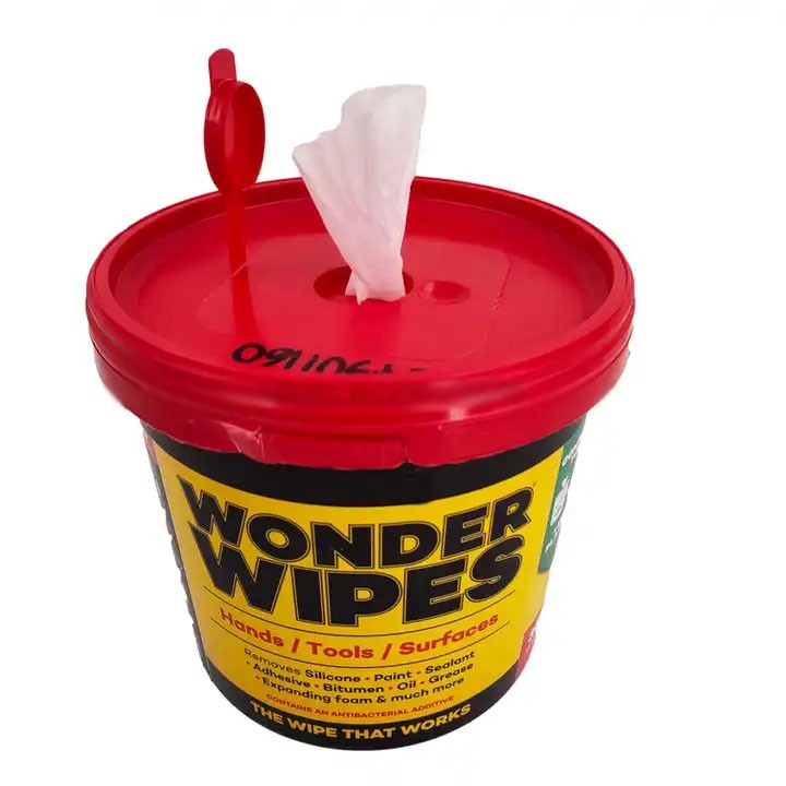 Oem wonder wipes industrial paint clean safety wet towel
