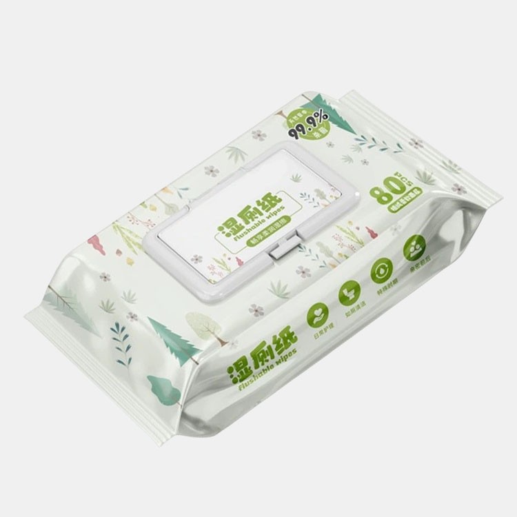 Oem Toilet Wet Tissue Paper Flushable Body Wipes Made in China