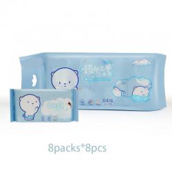 Custom Mini Pocket Tissues Biodegradable Baby Wet Wipes